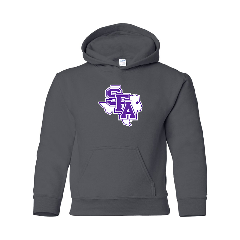 Youth Stephen F. Austin Lumberjacks  Gildan Heavy Blend  Hooded Sweatshirt